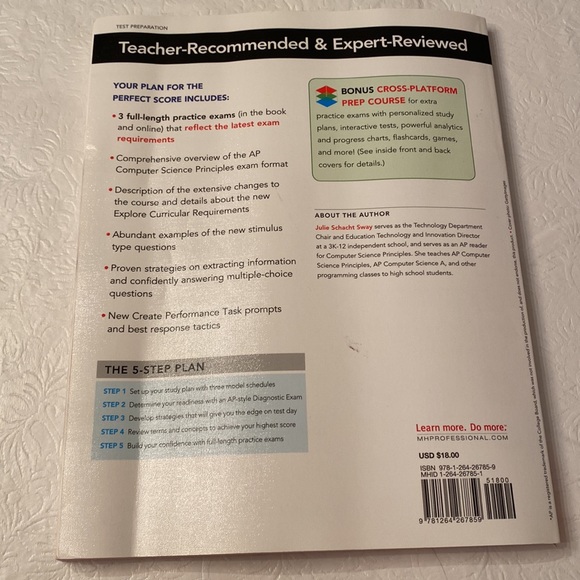 5 Steps to a 5: AP Computer Science Principles 2022- New - Picture 2 of 2